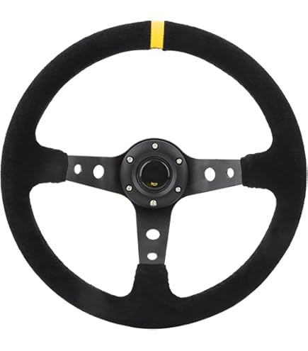 MOMO Motorsport MOD.08 Leather Racing Steering Wheel – 350mm, 88mm